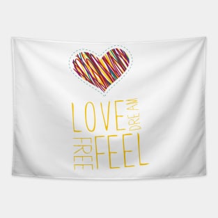 Feeling heart Tapestry