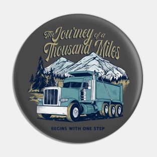 Thousand miles Pin