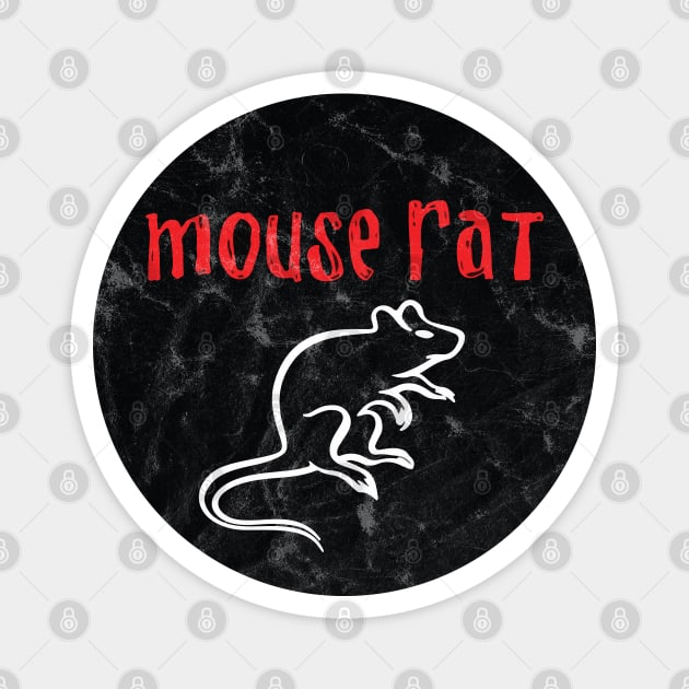 Mouse Rat Band Merch Magnet by tvshirts