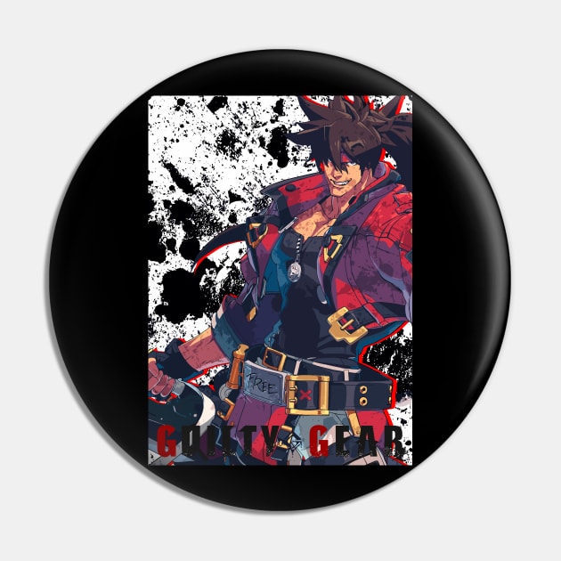 Guilty gear strive Sol Badguy Pin by Kams_store