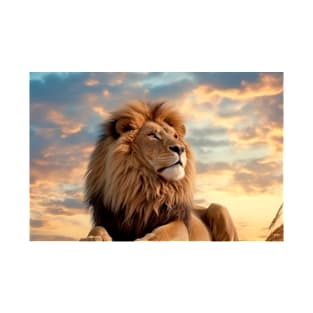 Lion Animal Nature Majestic Wilderness T-Shirt