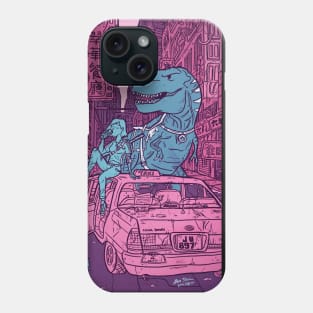 Cobalt Girl & Dimsum Dinosaur Phone Case