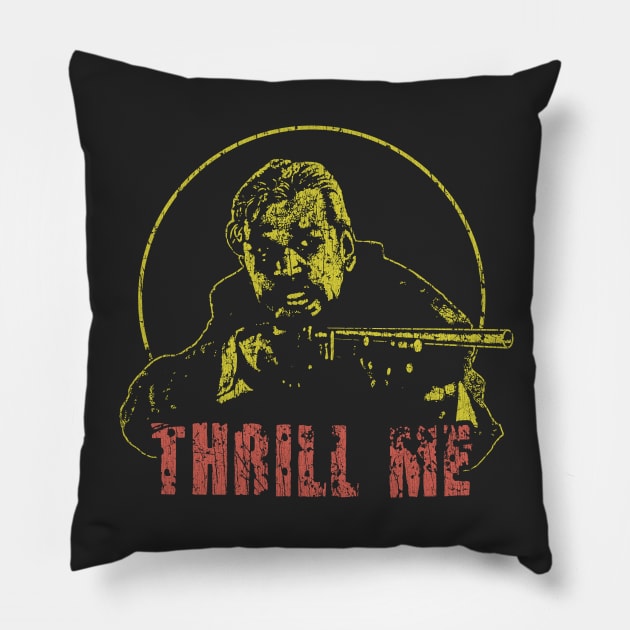 Night of the Creeps Thrill Me 1986 Pillow by JCD666