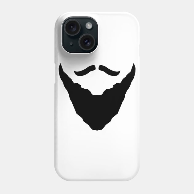 Magnificent beard and mustache Phone Case by FOGSJ