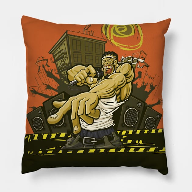 DJ Rapper Pillow by FitNtex