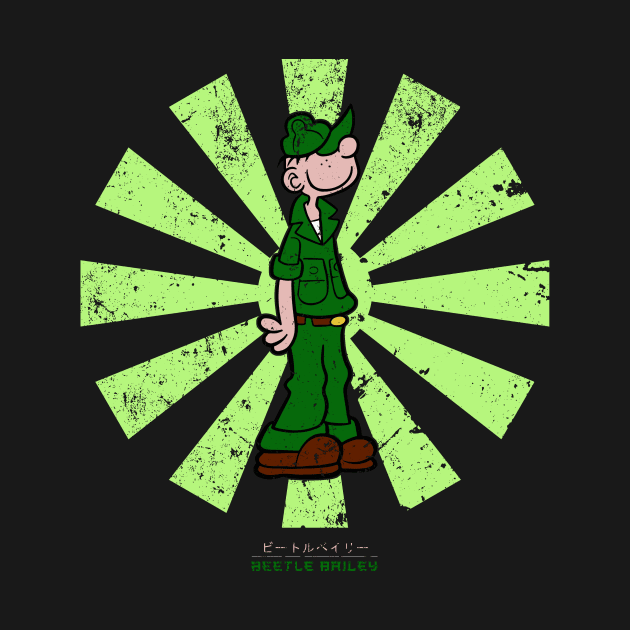 Beetle Bailey Retro Japanese by Nova5