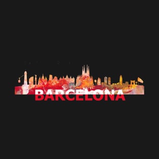 Barcelona Skyline T-Shirt