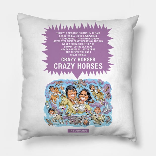 The Osmonds Pillow by PLAYDIGITAL2020