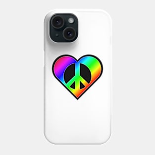 Heart Peace and love Phone Case