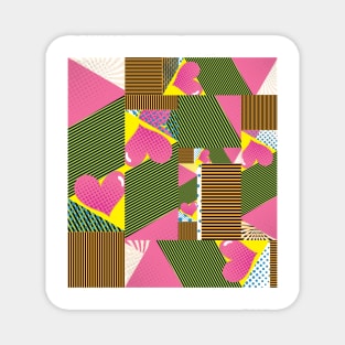 MODERN POP ART PATTERN Magnet