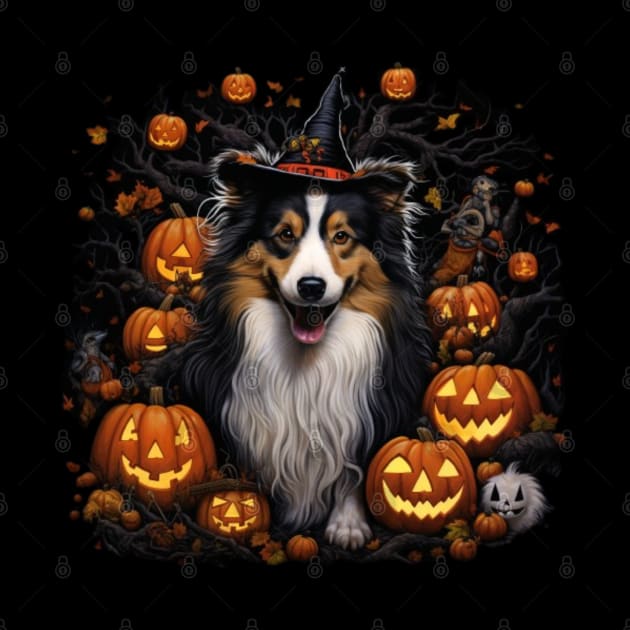 Sheltie Halloween by NatashaCuteShop