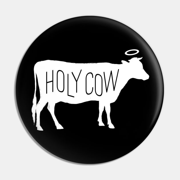 Holy Cow Pin by ZekeTuckerDesign