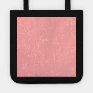 Sleeping Flower Bud Fairies - Pink Impressions Tote