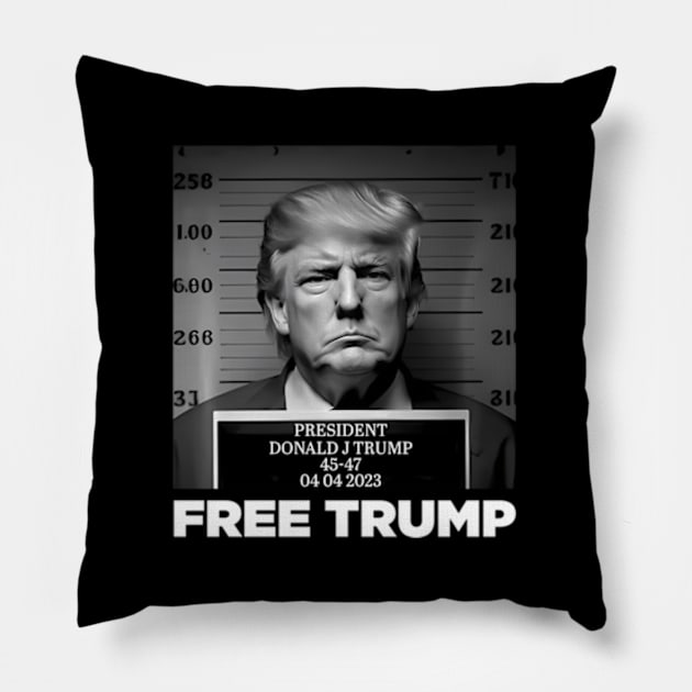 Free Donald Trump shot Pillow by lam-san-dan