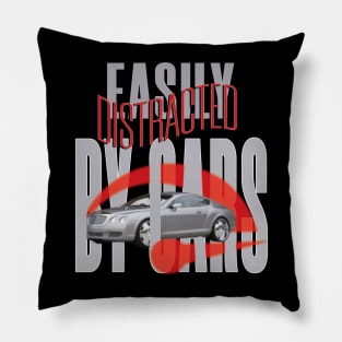 Easily distracted by cars Pillow