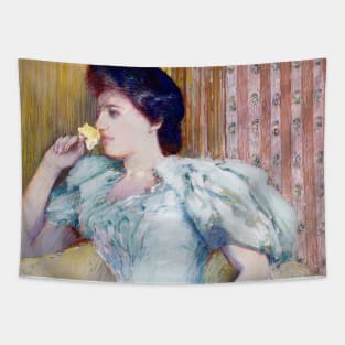Lillie (Lillie Langtry) by Childe Hassam Tapestry