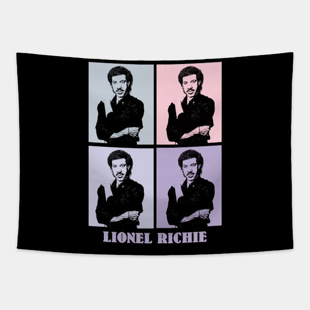 LIONEL RICHIE Pop Art Tapestry by KERIKIL