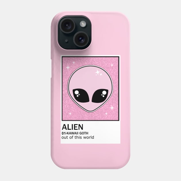 Kawaii Alien Phone Case by Sasyall