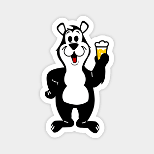 Hamm's Bear Beer Mascot Magnet