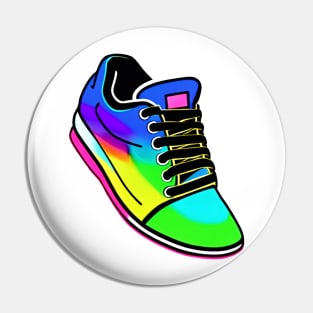 Rainbow Sneaker Pin