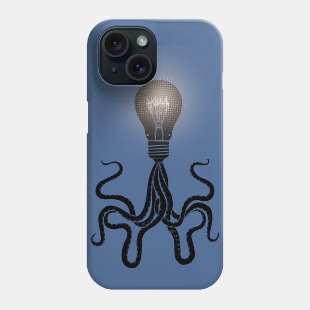 Octopus bulb Phone Case by barmalisiRTB