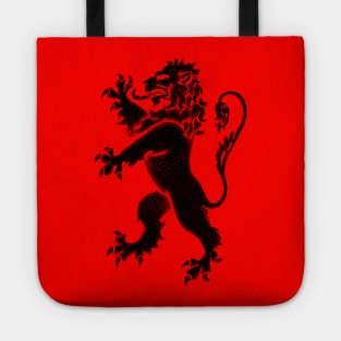 Lion Rampant - Regal Black Tote