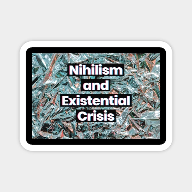 Nihilism and Existential Crisis. Doomer. Depressive mask. Pessimist. Nihilist. Depression. Ok doomer Magnet by crocozen