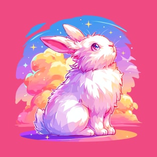 Rabbit looking at the stars T-Shirt