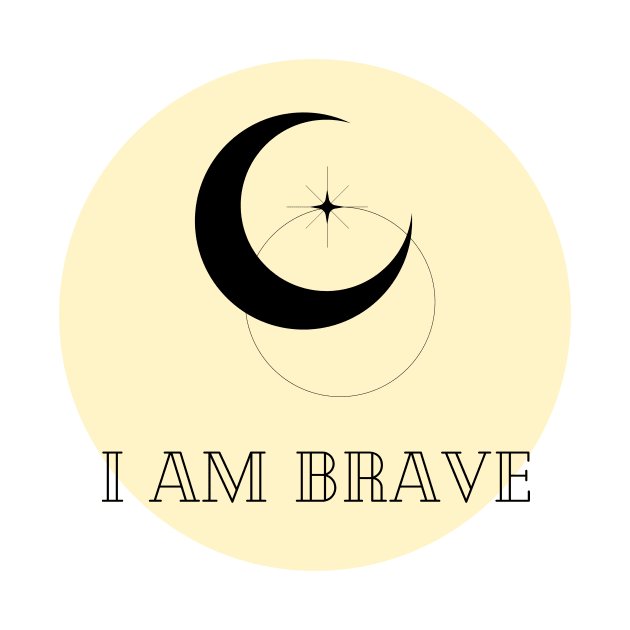 Affirmation Collection - I Am Brave (Yellow) by Tanglewood Creations