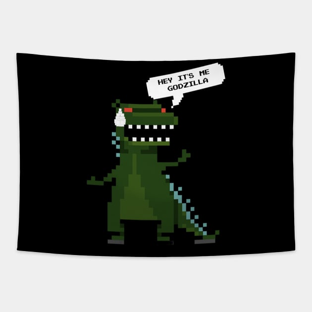 Godzilla Minus One Tapestry by Nolinomeg