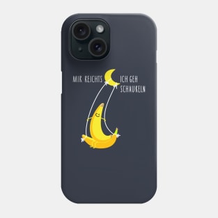 Banana on the swing Phone Case