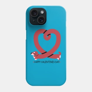 DACHSHUND VALENTINE Phone Case