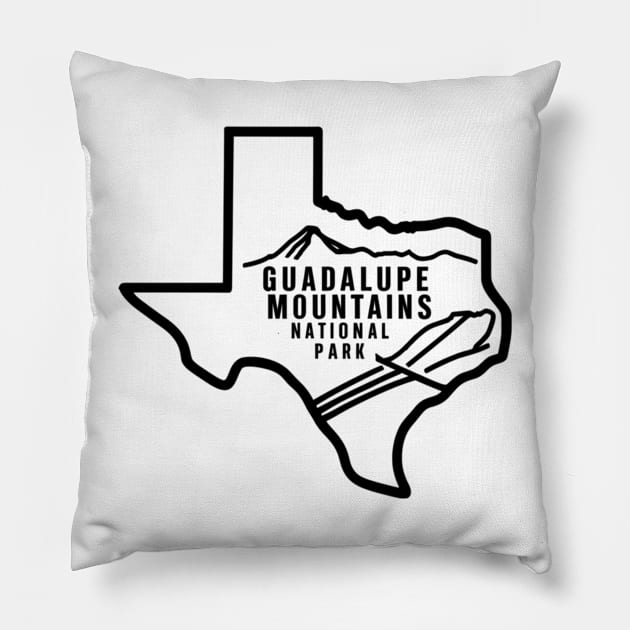 Guadalupe Mountains National Park, Texas Pillow by Perspektiva
