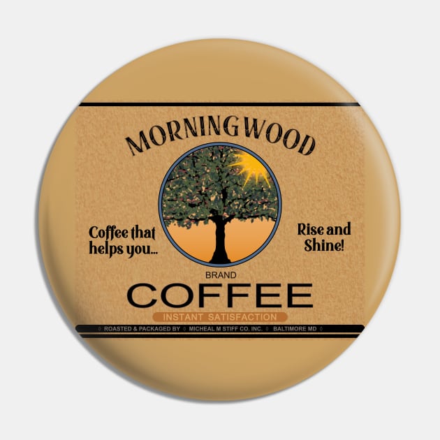 Morningwood Coffee Co. Pin by SunGraphicsLab