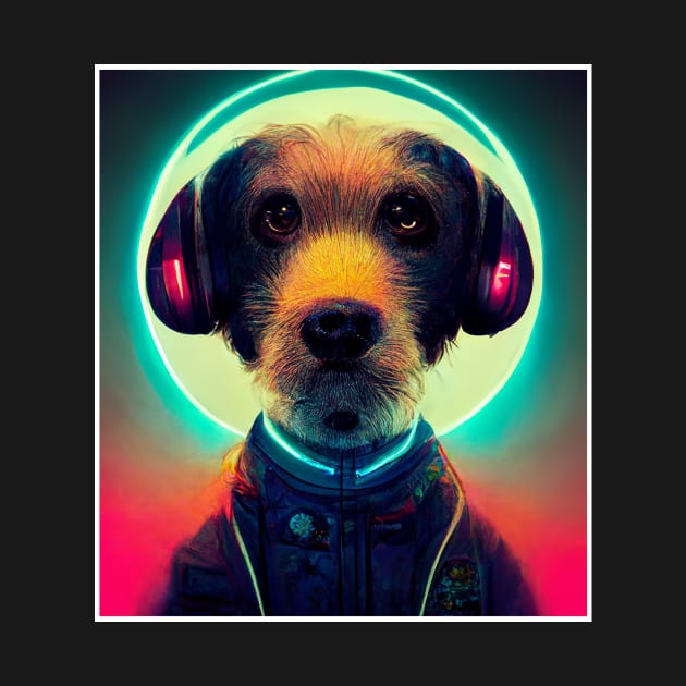 cute dog dj by ElArrogante