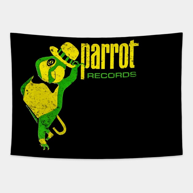 Parrot Records Tapestry by MindsparkCreative