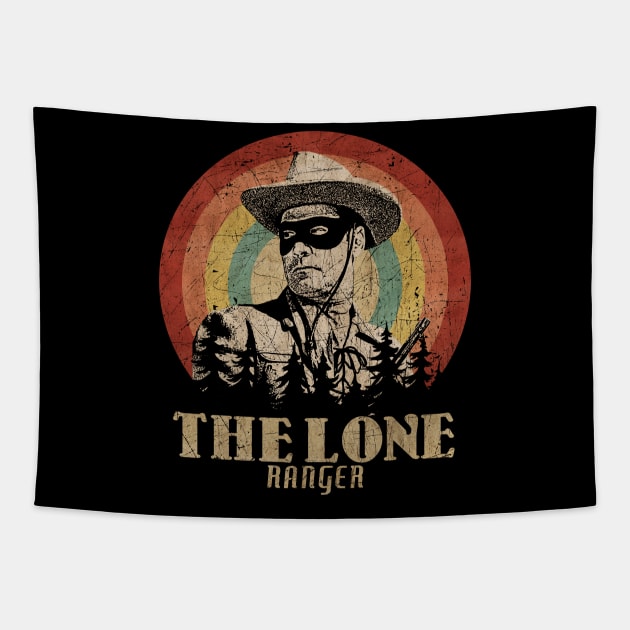 Retro Sunset The Lone Ranger Tapestry by Next And Stop