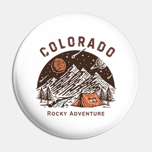 Colorado - Rocky Adventure Pin