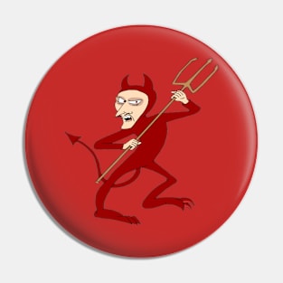 Silly devil Pin