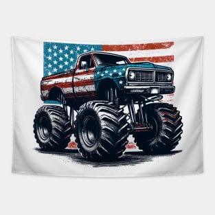 Monster Truck Tapestry