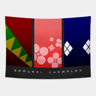 minimalist champloo Tapestry