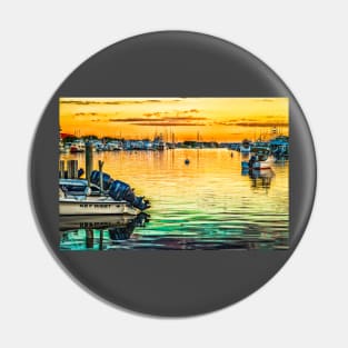 Falmouth Harbor Cape Cod Pin