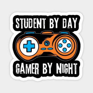 Student By Day Gamer By Night Magnet