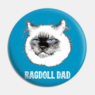 Ragdoll Dad Pin