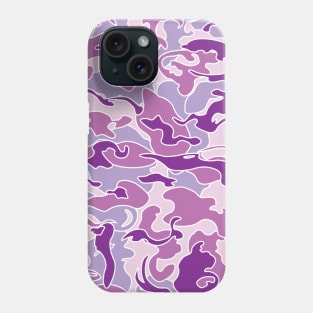 Milky Purple Camo Style Camouflage Pattern Phone Case