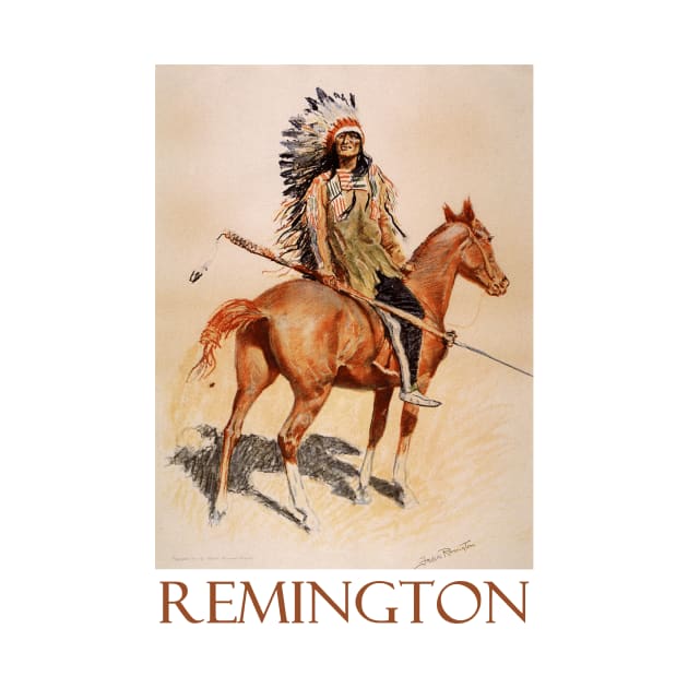 A Sioux Chief (1901) by Frederic Remington by Naves