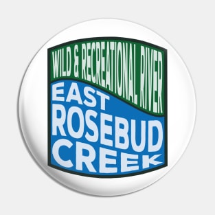 East Rosebud Creek Wild and Recreational River wave Pin