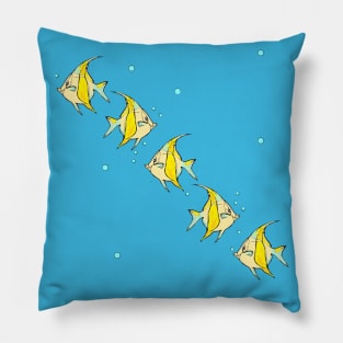 Flock of fishes Pillow