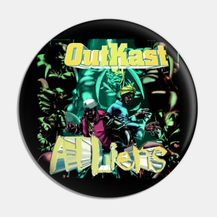 Outkast Grooves Capturing the Duo's Musical Magic Pin