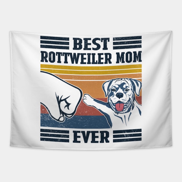 Best Rottweiler Mom Ever Tapestry by mia_me